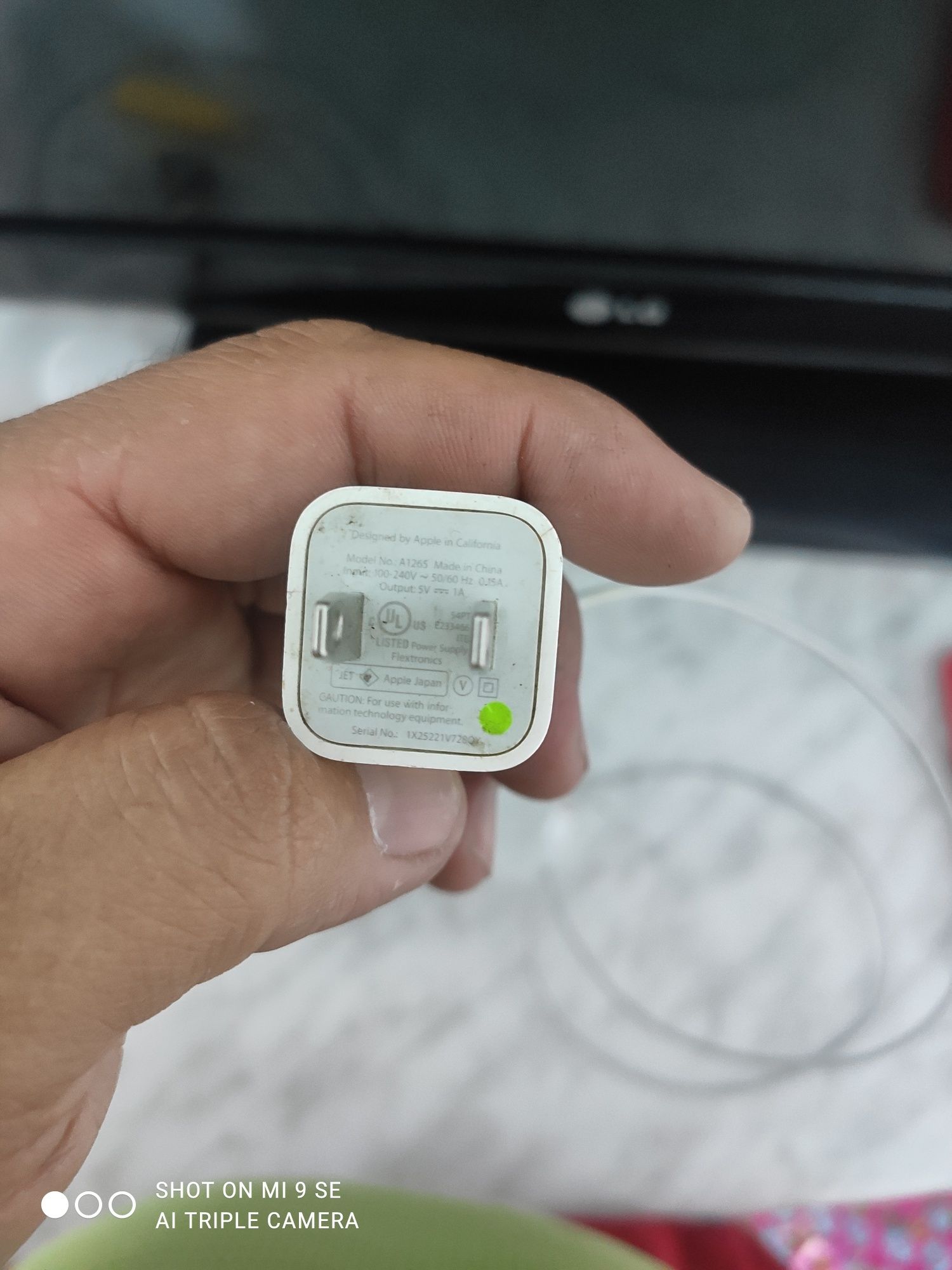 Apple зарядка рабочий