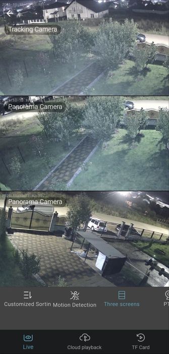 Camera supraveghiere 3 lentile 15mp zoom 5x