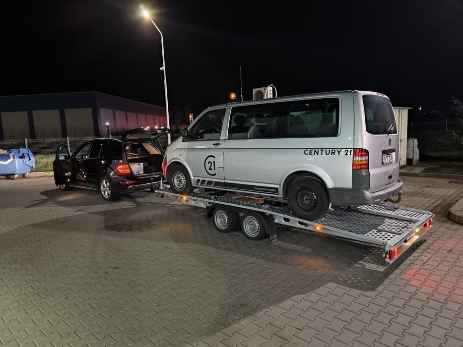 Tractare auto non stop in Cluj și inchiriere platforma auto 5 m