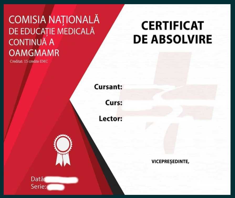 Cursuri OAMMR Asistenți Medicali - Diploma Garantată
