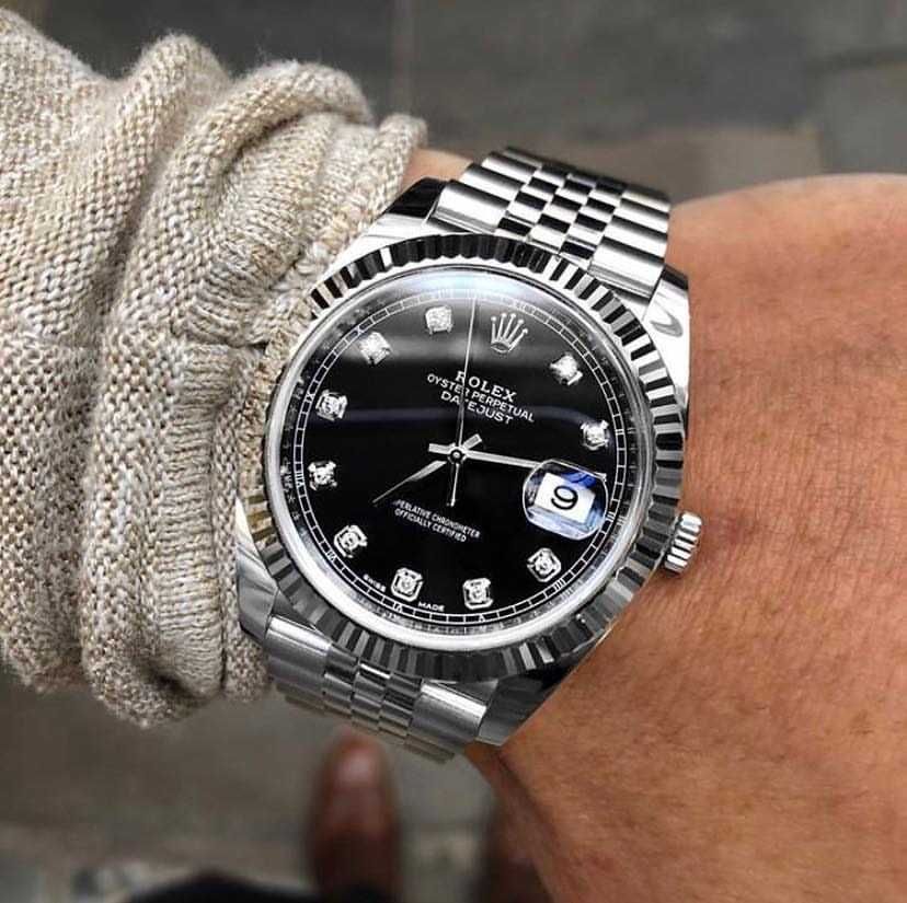 Часовници Rolex Datejust 41mm Юбилеен / черен