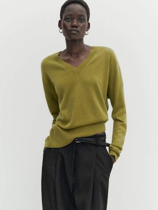 Pulover Massimo Dutti din casmir