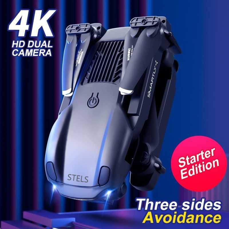 Дрон STELS V22, 4k HD двойна камера, WIFI, 3.7V 1600mAh батерия 3бр