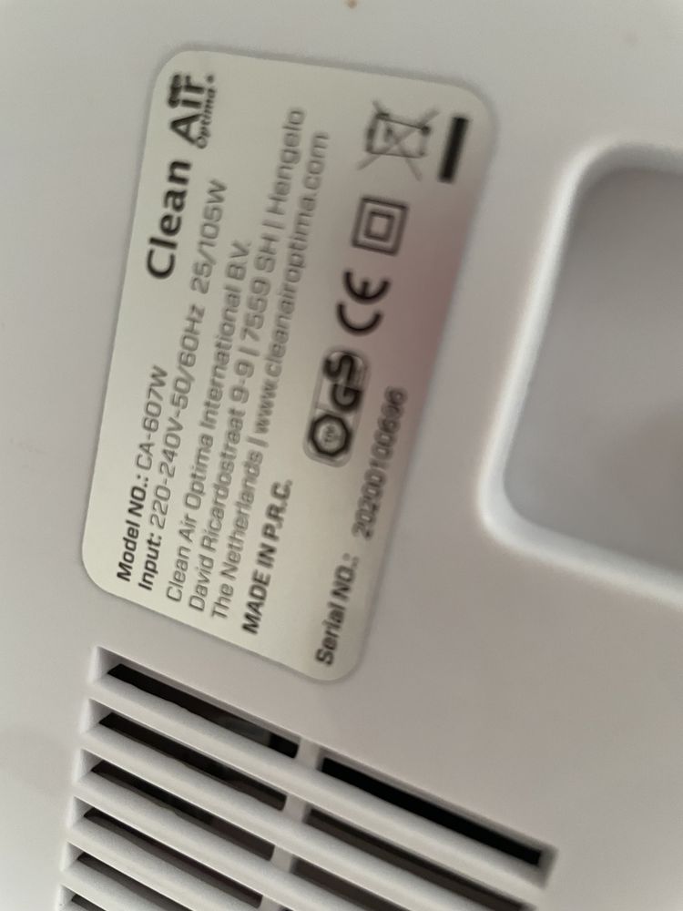 Umidificator si purificator Clean Air Optima CA607W Wifi Ionizare