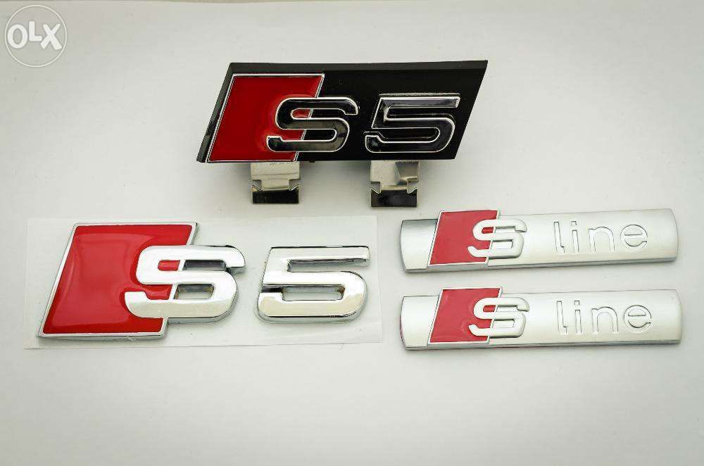 Set Embleme Audi A5/S5-line s-line