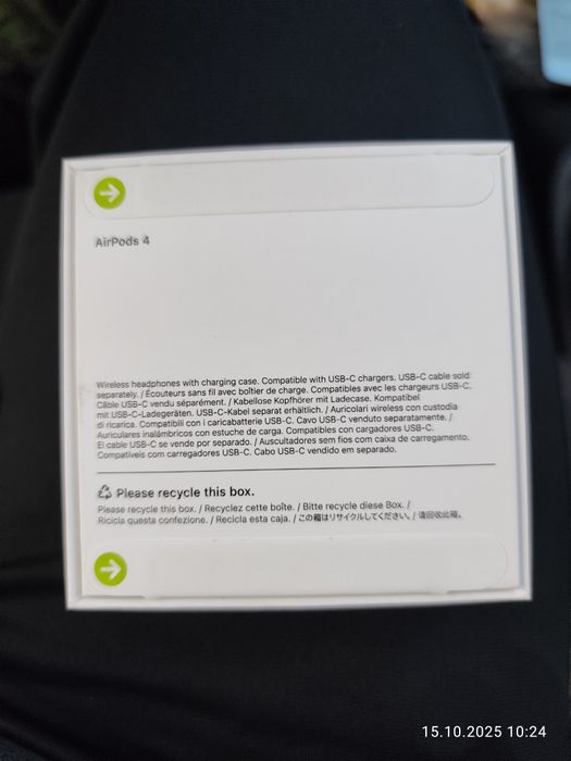 Apple Airpods 4 нови, не отваряни с гаранция