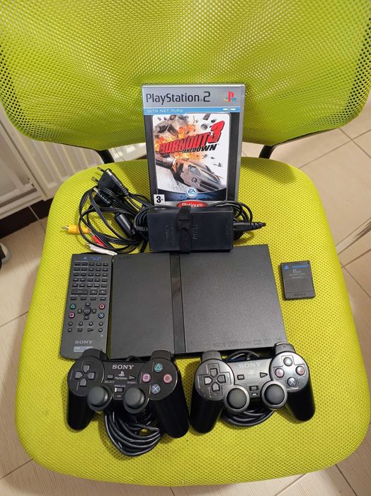 consola Sony Playstation 2 PS2 completa + joc Burnout 3