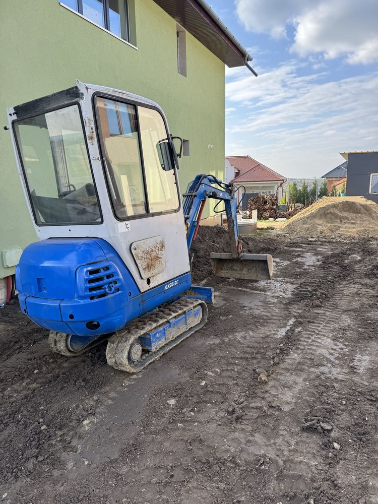 Miniexcavator Kubota impecabil la functionare