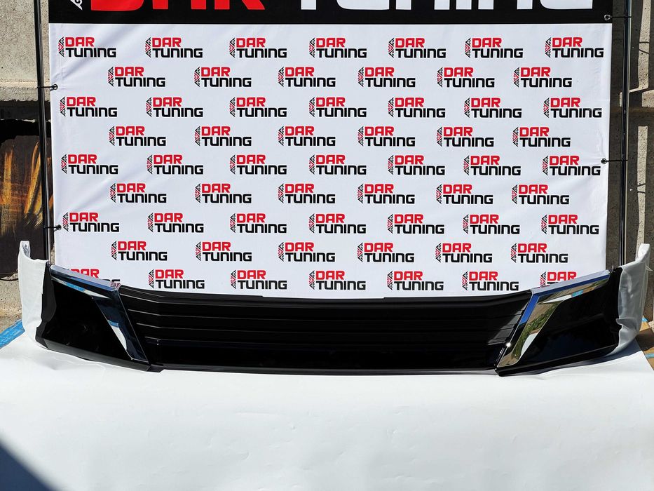 Передняя накладка (губа, юбка) Toyota LC 200 Executive Lounge 2021