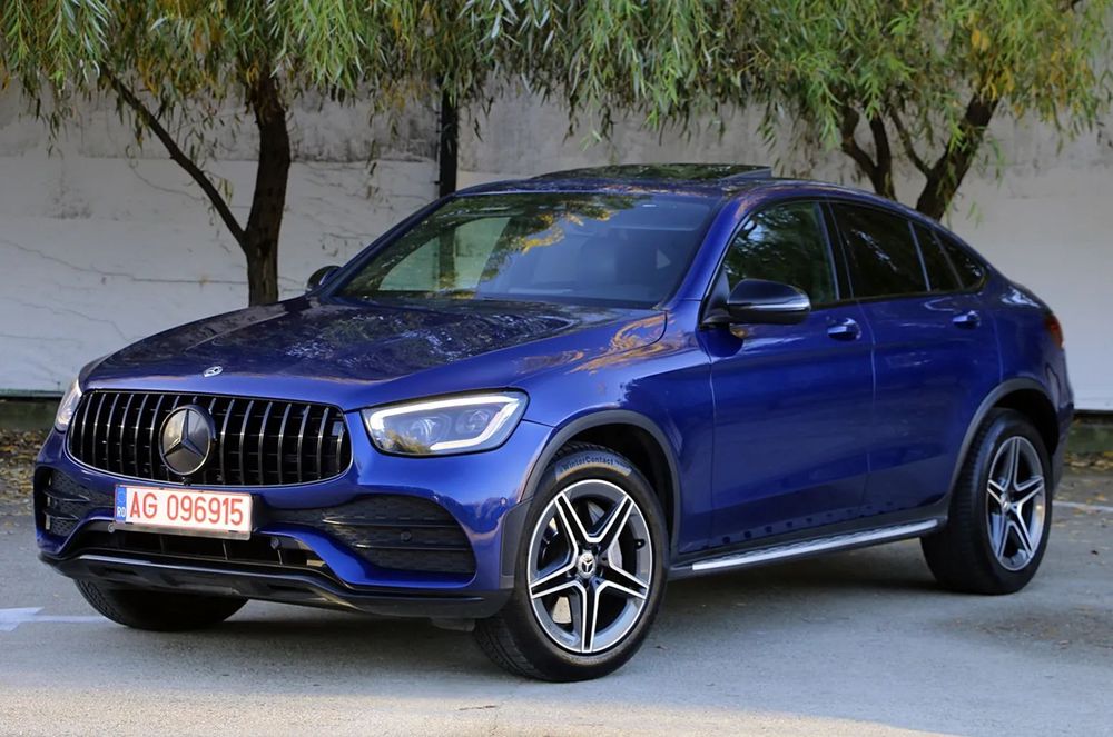 Mercedes-Benz GLC Coupe 2020 2.0 Diesel AMG Line Trapa Burmester Front Side Line Assist Piele