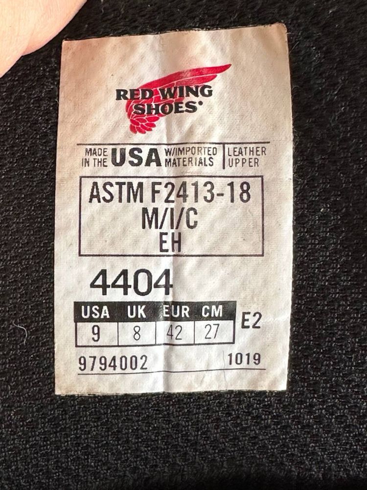 RedWing Original зимный 42р 27см