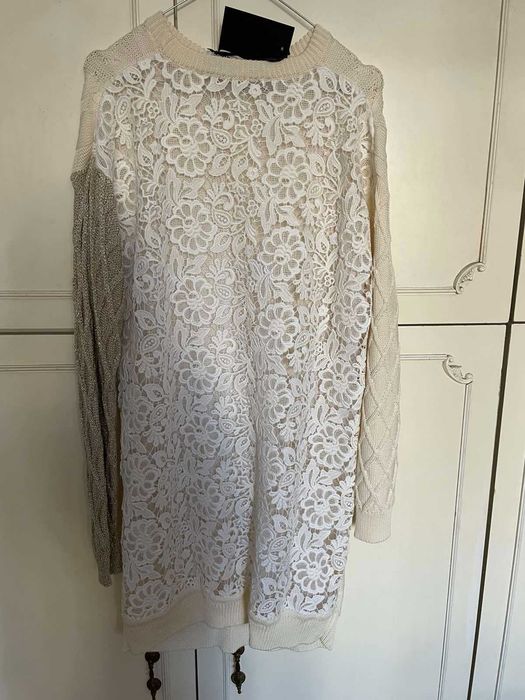 FAUSTO PUGLISI дантелена блуза НОВА с етикети