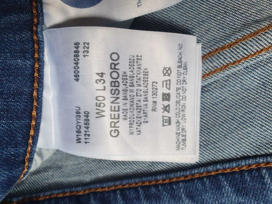Blugi WRANGLER "Greensboro" Regular - Marime W50 L34 (Talie 135 cm)
