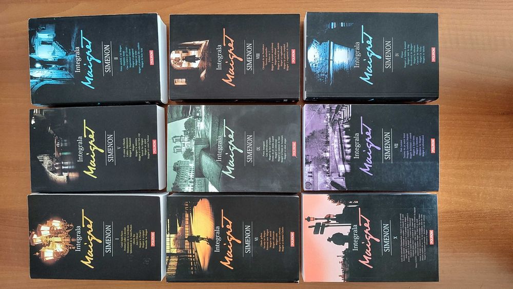 George Simenon – Integrala Maigret - 9 vol. (din 10) - lipsa vol. 3