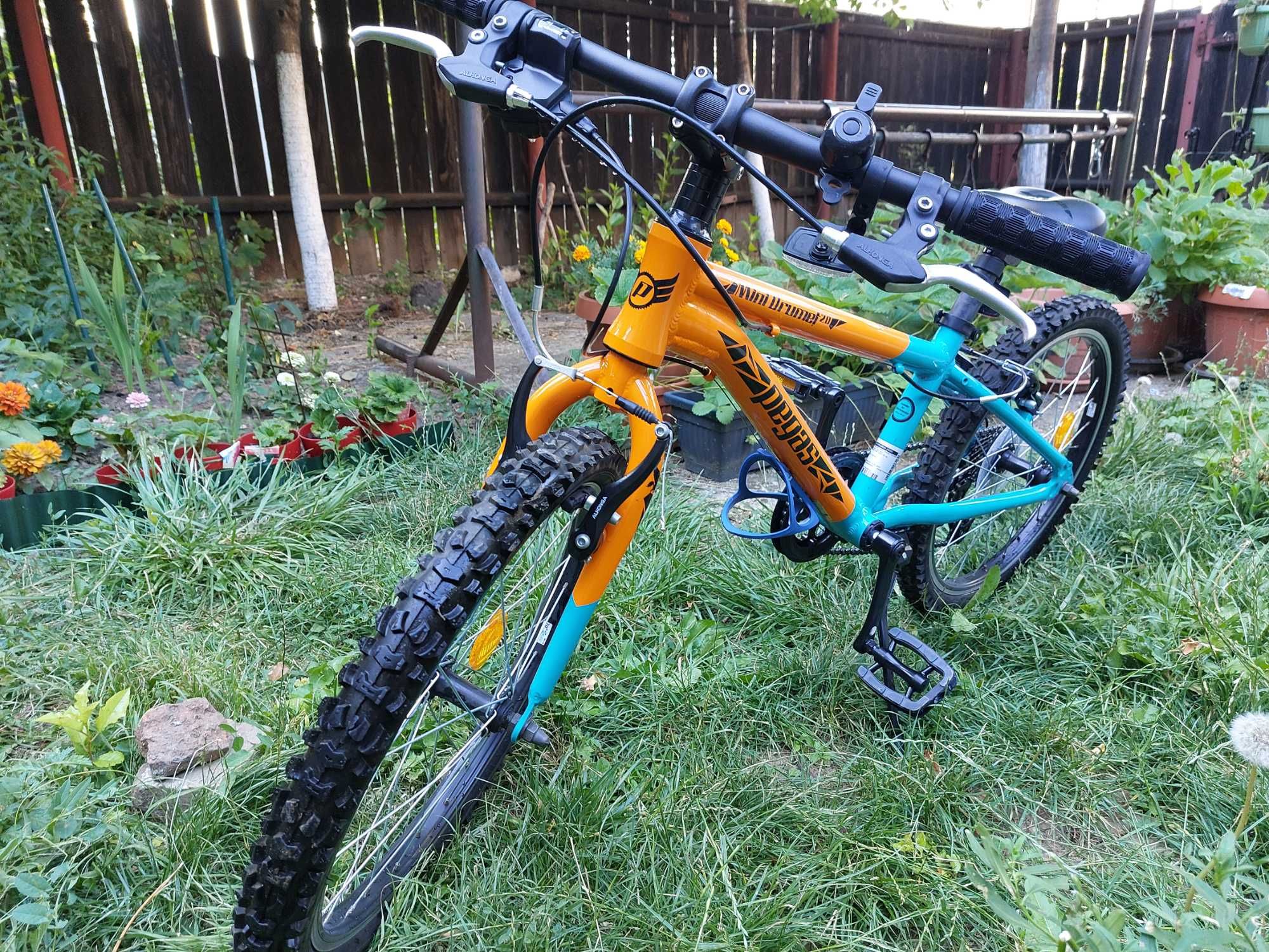 Pachet biciclete pegas - Dama si copil - City Clasic Mov si Drumet 20