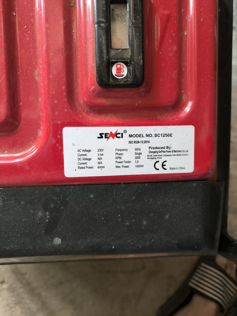 Generator curent electric Senci SC1250E Lite, 1000 W
