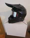 Cască downhill, enduro,cross, cagulă+ ochelari incluși