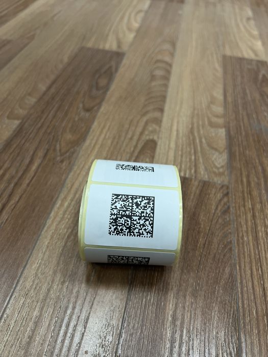 Асл белги дата матрикс бар код ва бошка сатин нелонга печатлар