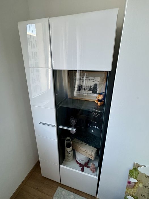 Biblioteca cu vitrina