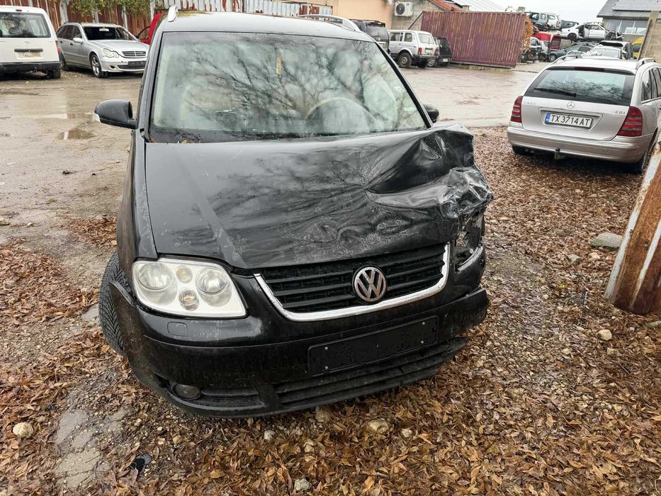 vw touran 2.0 tdi bkd на части кожа нави тоаран
