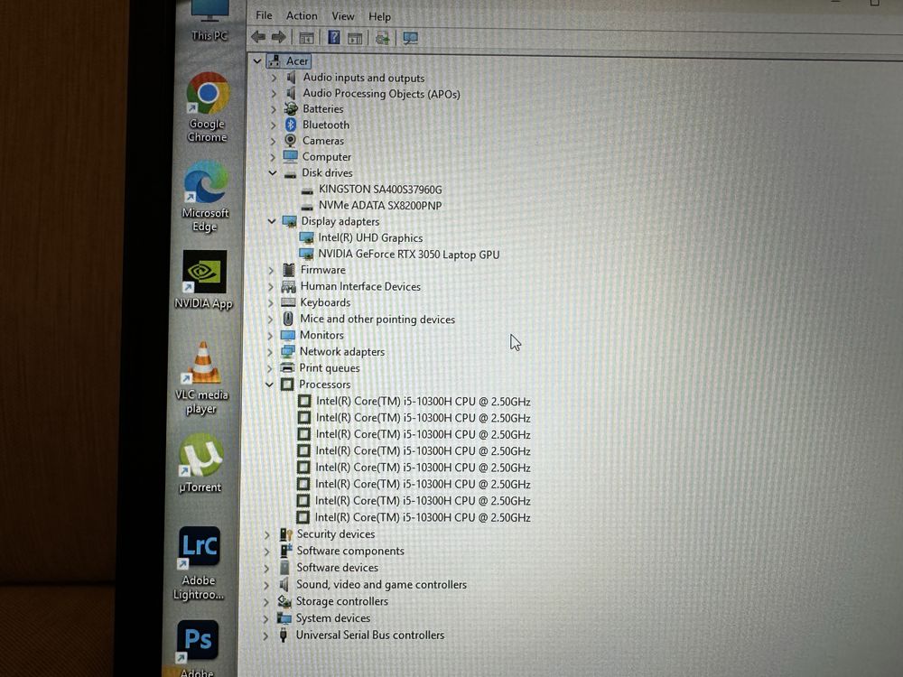 Acer Nitro 5 1.5TB/24GB/i5-10/RTX3050