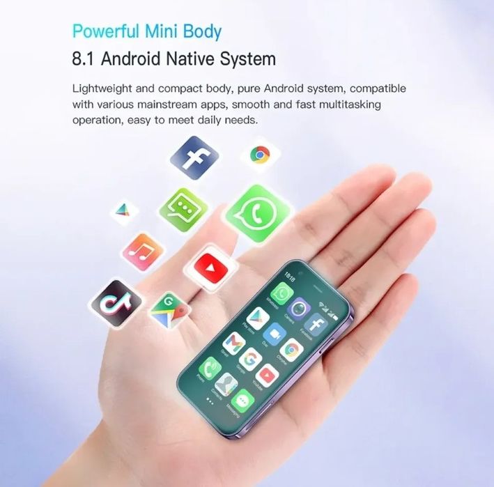Telefon smartphone mini android 8.1 3G 2Gb+16GB dual sim nou sigilat