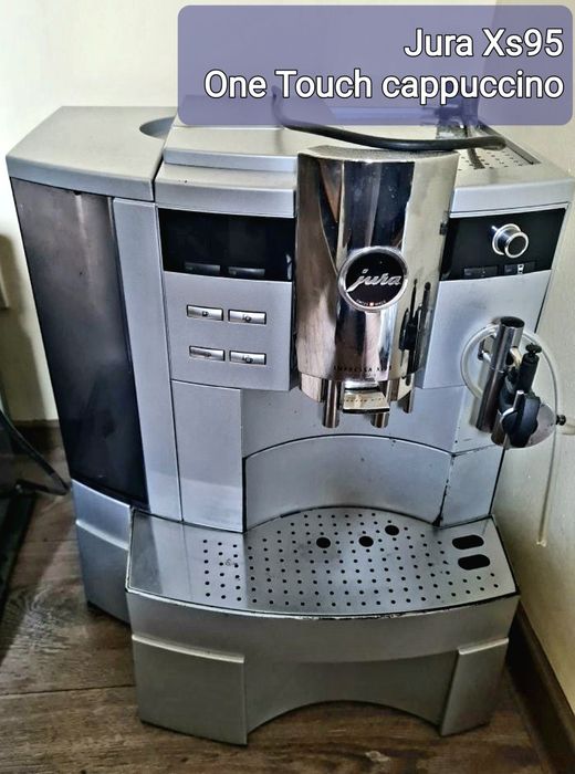 Espressor aparat cafea boabe, macinata Jura Xs95 OneTouch si Jura Ena5