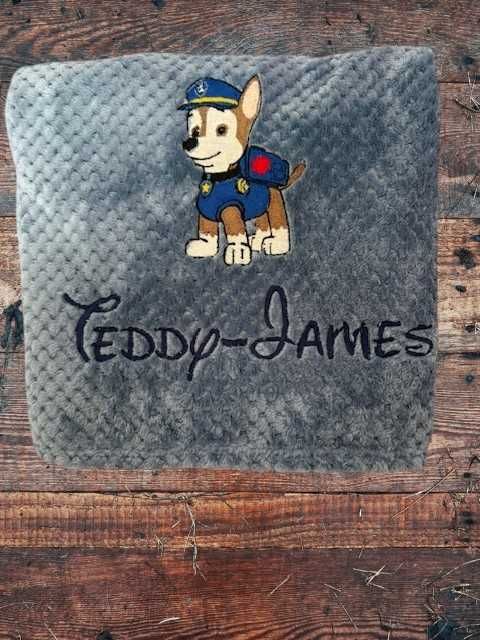 Patura brodata personalizata pentru copii