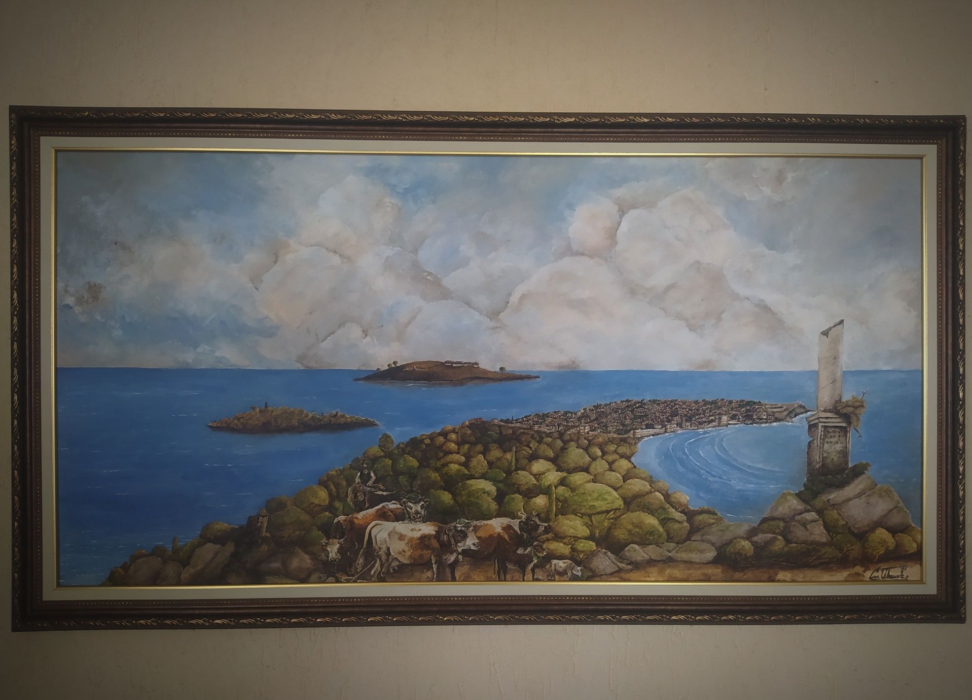 Авторска картина " Старият Созопол"