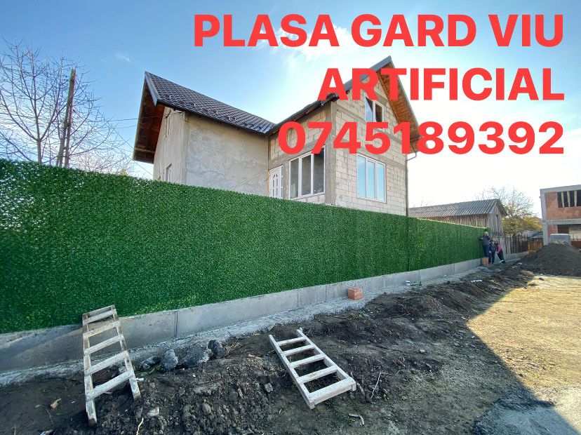 Plasa gard viu artificial