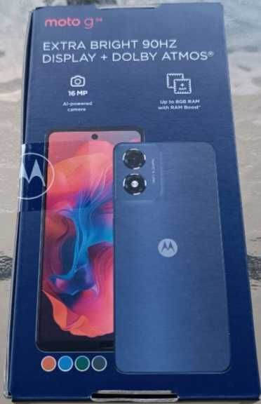 Нов Motorola Moto G04 64 GB, 4 GB RAM в гаранция зарядно калъф