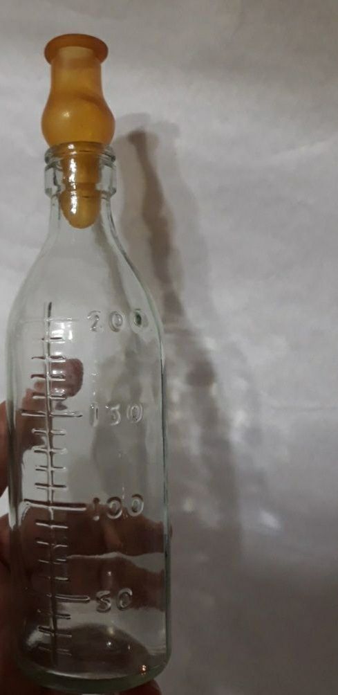 Детская бутылочка стекло без соски