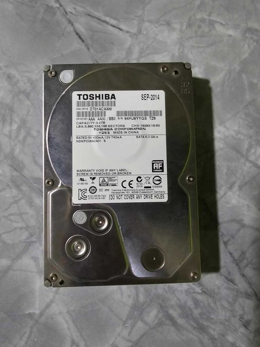 Хард диск HDD 3TB Toshiba