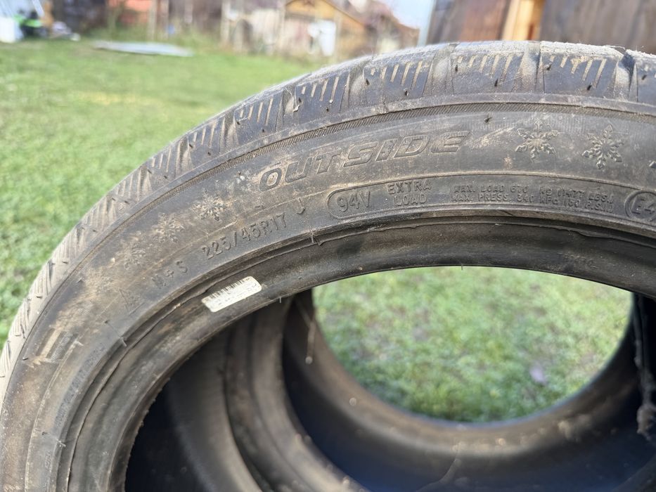 Anvelope iarna 225/45 R17 M+S fara probleme,defecte