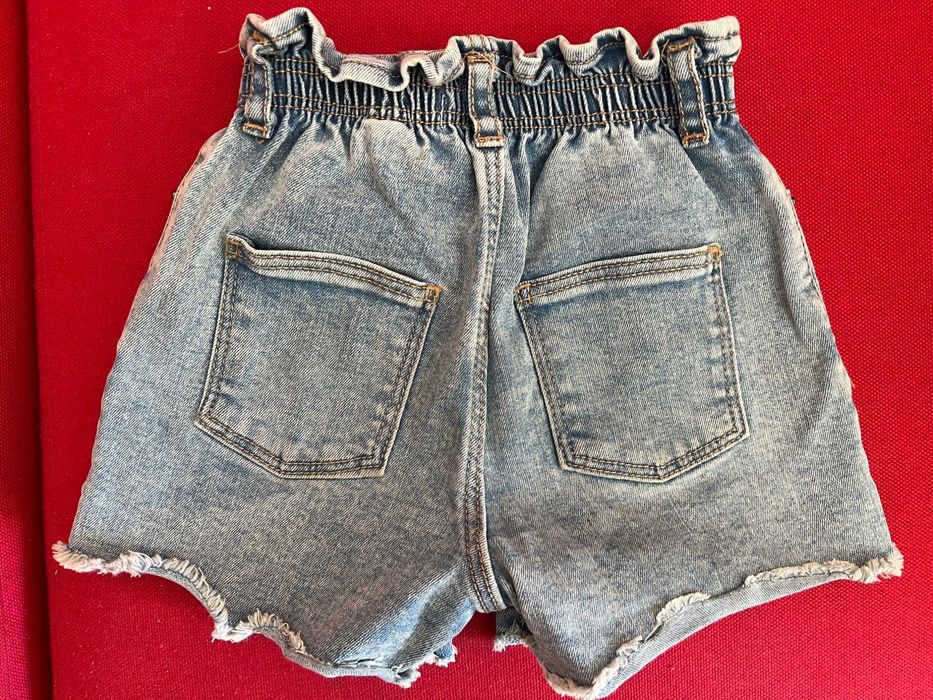 къси дънкови панталонки ZARA