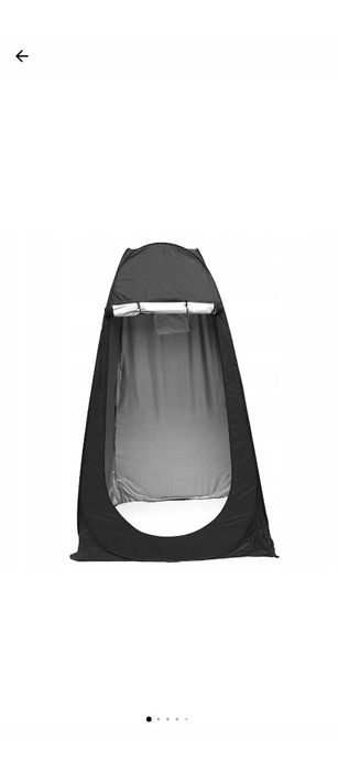 Cort dus impermeabil, Pop up, 120x120x195 cm, Poliester, Negru