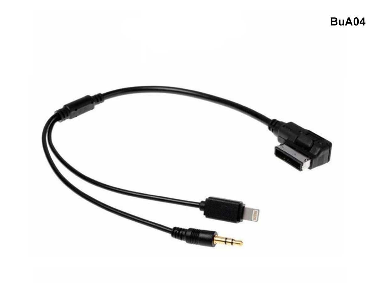 Cablu Adaptor AMI MMI cu mufa AUX 3.5mm Apple iPhone  Audi VW
