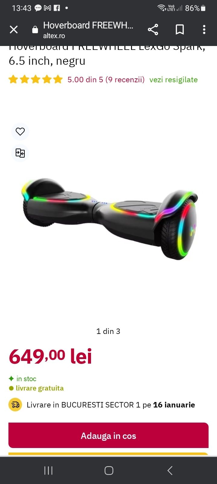 Hover Board Lexgo Spark