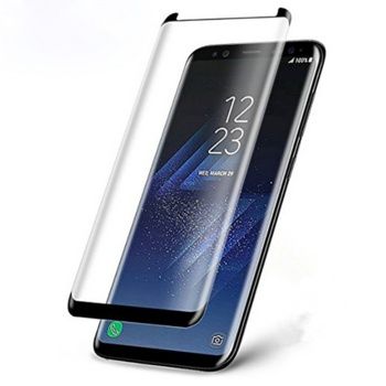 Folie de sticla 3D case friendly compatibila cu Samsung Galaxy S8