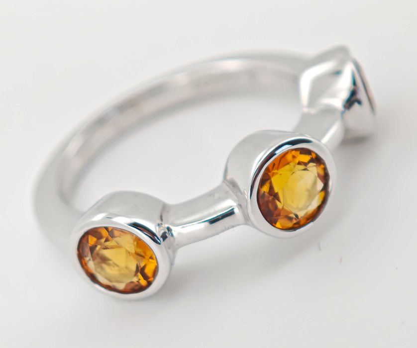 Inel aur 14k cu citrine Sonia Bitton