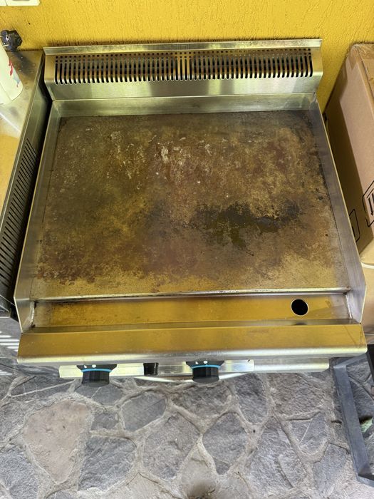 Plită electrică tip horeca + dulap din inox