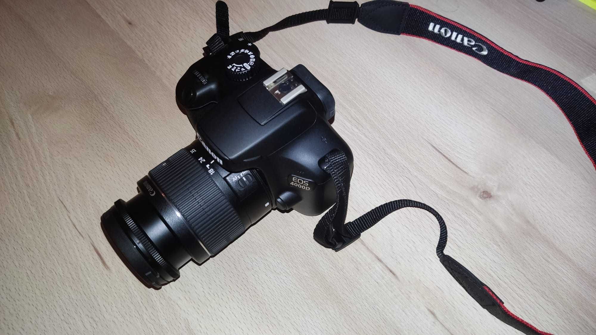 Canon EOS 4000D DSLR + Obiectiv 18-55mm | Wi-Fi | Stare foarte bună
