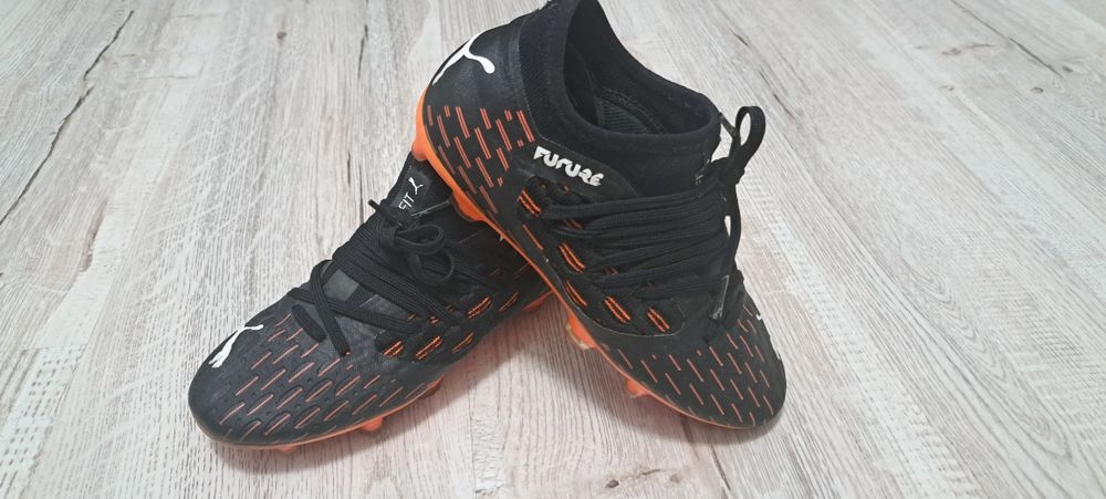 Ghete fotbal junior PUMA Future 6.3 Netfit FG