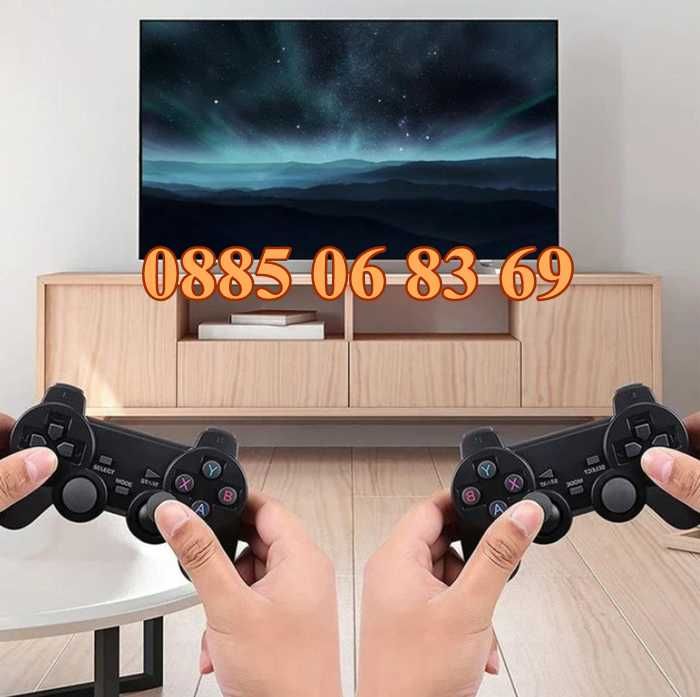 Безжична ретро конзола GAME STICK HD с 10000 игри и два джойстика