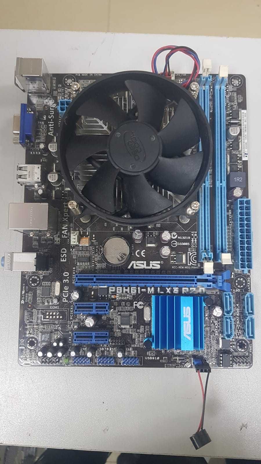 1х Socket LGA1155 ASUS P8H61-M LX3 R2.0 2LV DDR3/DDR3 MicroATX