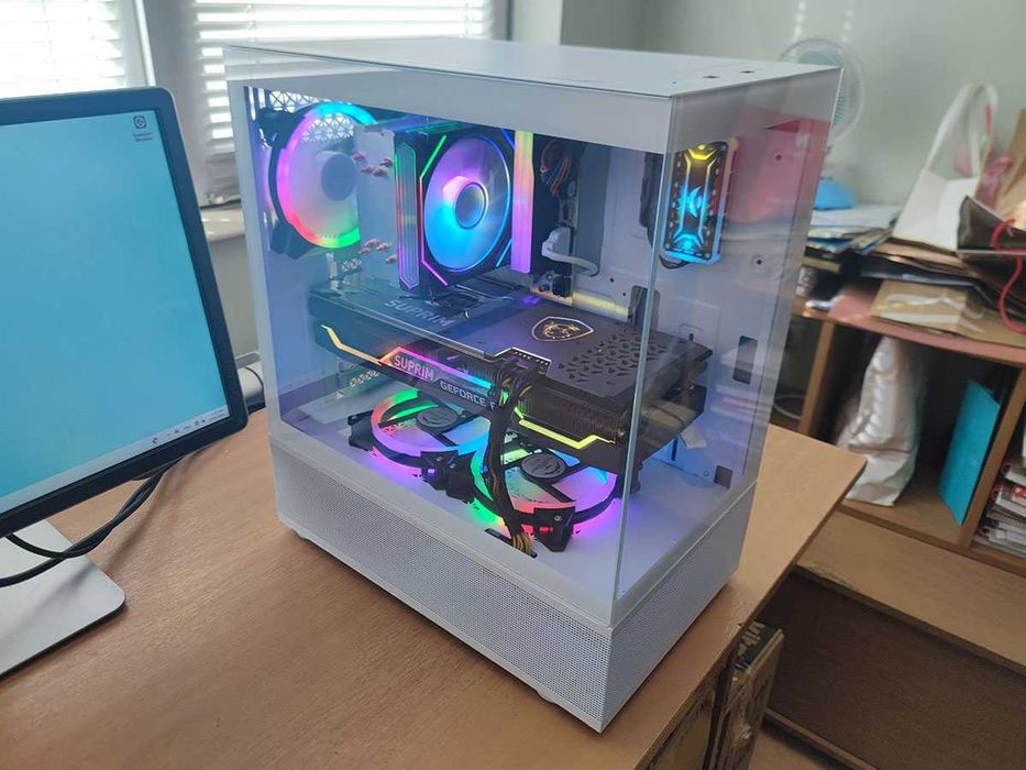 Геймърски компютър, Ryzen 8400f, Rtx 3070, 32gb DDR5, 1tb Nvme, 750W