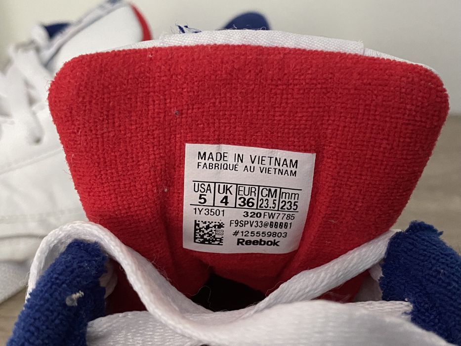 Adidasi albi Reebok Club C85