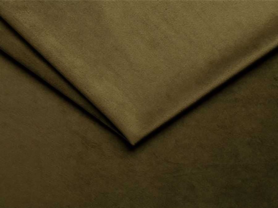 Pat Tapitat Leo Verde Velluto 35 cu tablie semirotunda rabatabil