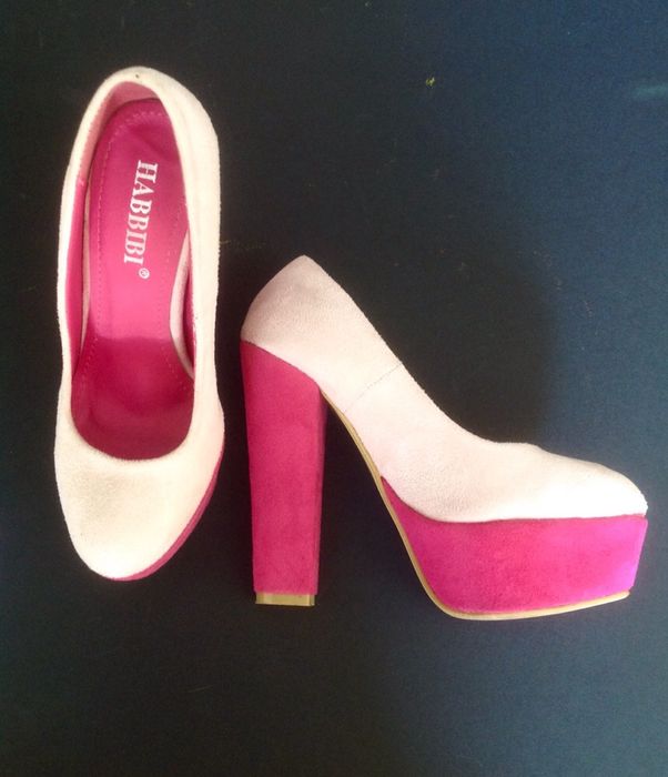 Pantofi dama cu toc si platforma