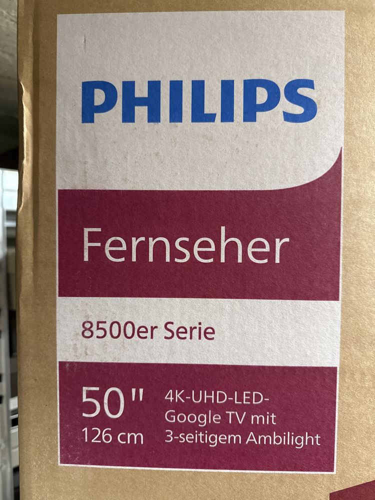 Телевизор Philips 50” 4K UHD LED 8500 series GoogleTV